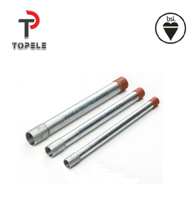 TOPELE গ্যালভানাইজড স্টিল BS4568 পাইপ ফিটিং BS31 GI পাইপ পাইপ