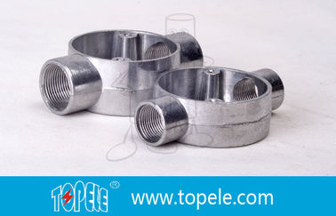 TOPELE 25MM গরম ডুবিয়ে গ্যালভানাইজড অ্যালুমিনিয়াম জংশন বক্স / BS4568 স্ট্যান্ডার্ড সহ ধাতব কন্ডাক্ট বক্স /