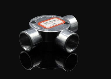 TOPELE 25MM গরম ডুবিয়ে গ্যালভানাইজড অ্যালুমিনিয়াম নমনীয় লোহা ধাতু চ্যানেল জংশন বক্স