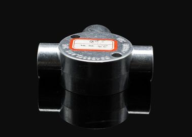 TOPELE 25MM গরম ডুবিয়ে গ্যালভানাইজড অ্যালুমিনিয়াম নমনীয় লোহা ধাতু চ্যানেল জংশন বক্স