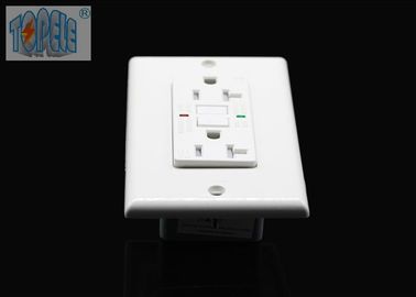 15A 125V এসি জিএফসিআই রিসেপ্টাকলস ডুপ্লেক্স টেম্পার প্রতিরোধী জীবন শেষ পর্যবেক্ষণ ফাংশন