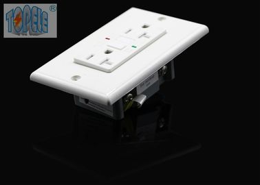 15A 125V এসি জিএফসিআই রিসেপ্টাকলস ডুপ্লেক্স টেম্পার প্রতিরোধী জীবন শেষ পর্যবেক্ষণ ফাংশন