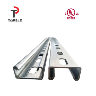 Galvanized Slotted Strut Channel Unistrut 1.5 মিমি - 3.0 মিমি